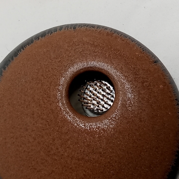 coyote Roadhouse Art Pottery Collectible Flower Frog Utsuwa Mark - Picture 2 of 7